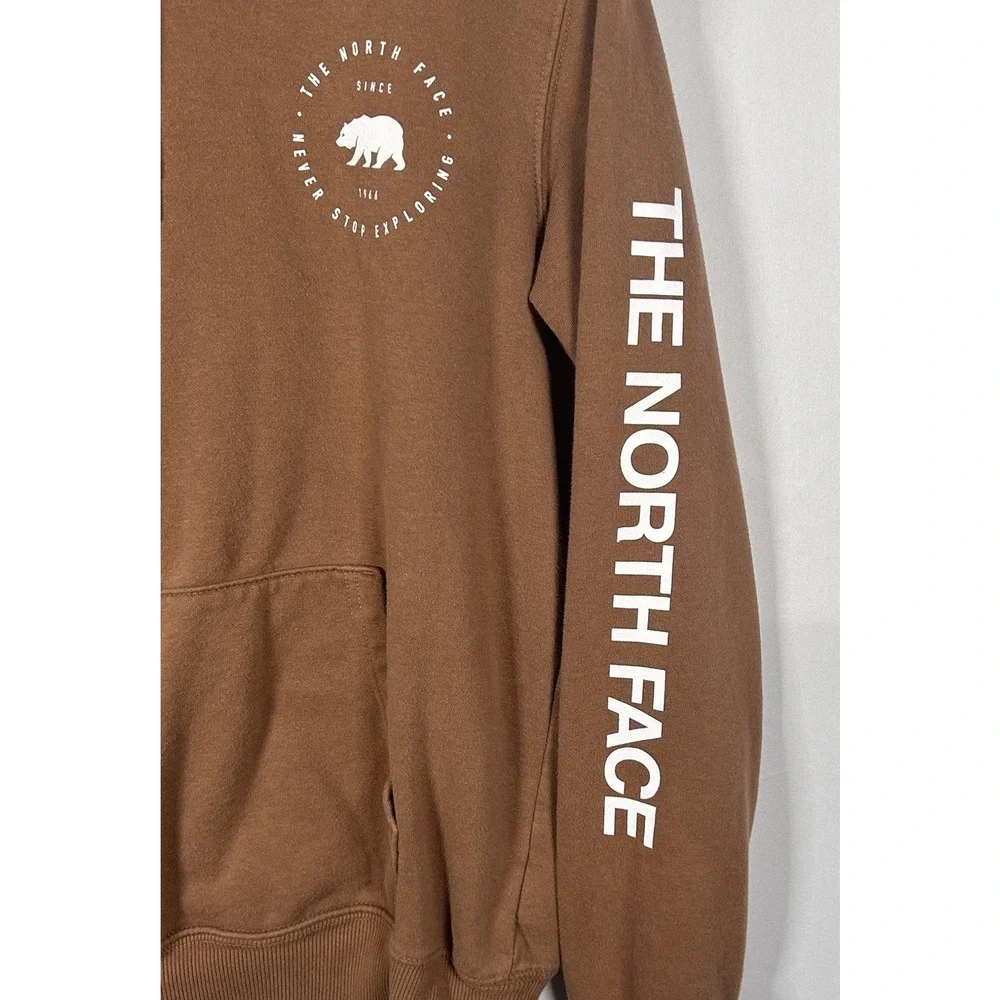 The North Face Hoodie Mens‎ Pullover Outdoor Hiking Hunting Gorpcore Brown Small